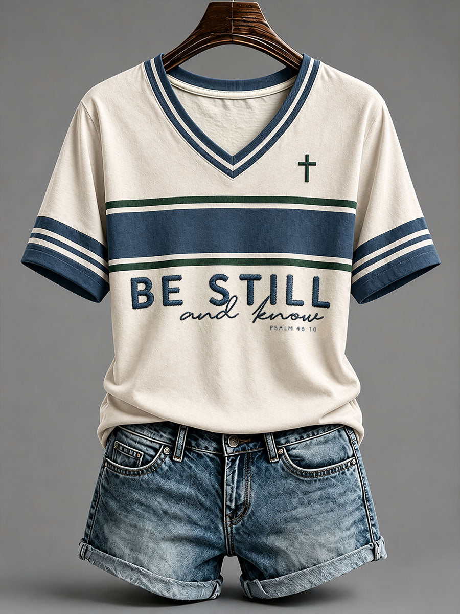 Women's Be Still And Know T-shirt
