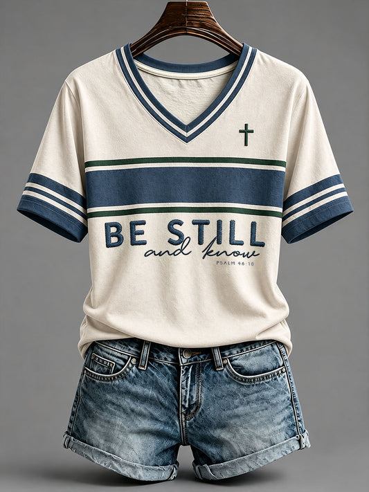 Women's Be Still And Know T-shirt