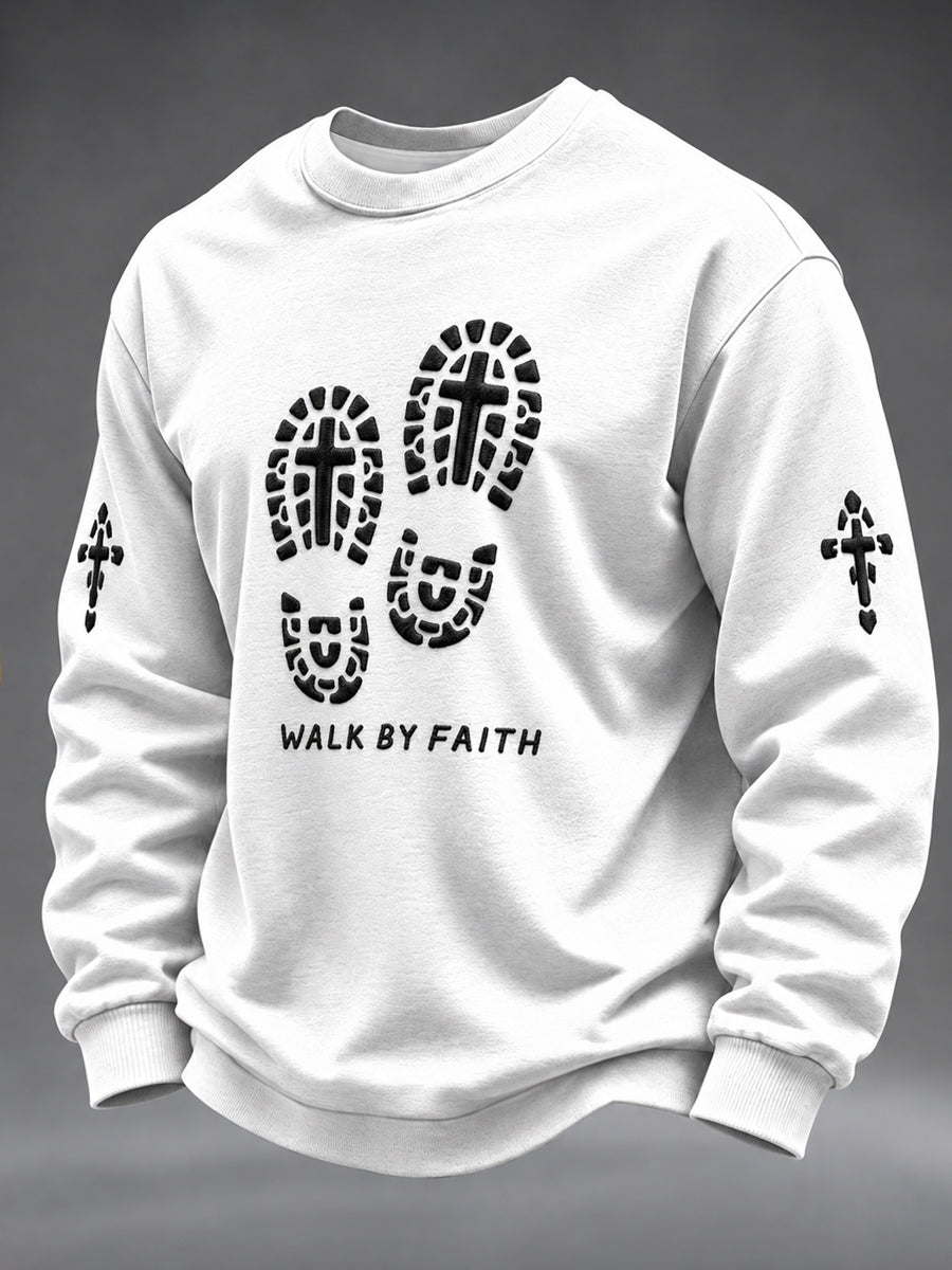 Men's Faith Crew Neck Sweatshirt