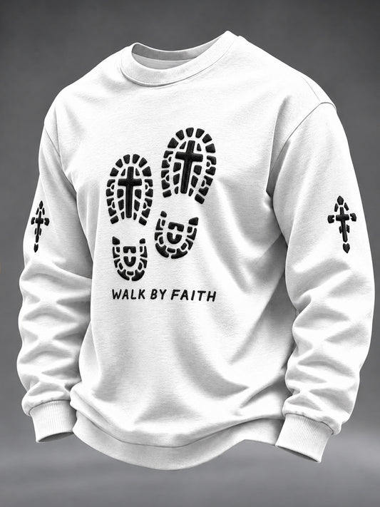 Men's Faith Crew Neck Sweatshirt