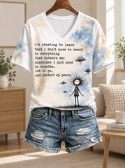 Women's Inspirational Belief Short-sleeved T-shirt