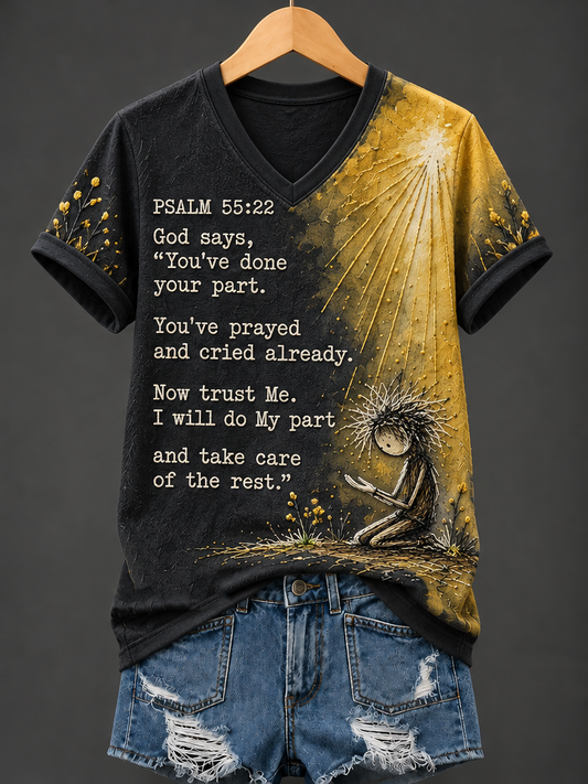 Women's Inspirational Belief Short-sleeved T-shirt