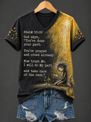 Women's Inspirational Belief Short-sleeved T-shirt