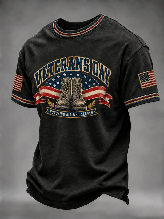 Men's Veterans Day Theme Short Sleeves T-Shirt