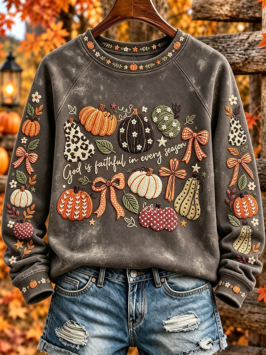 Women's "God Is Faithful in Every Season" Sweatshirts