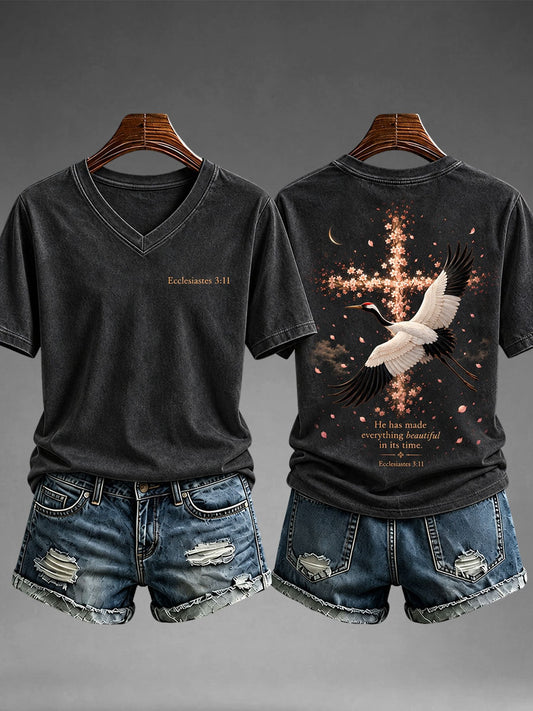 Women's He Has Made Everything Beautiful In Its Time T-shirt