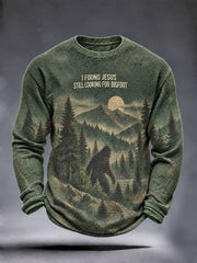 Men's "I Found Jesus Still Looking For Bigfoot" T-shirt