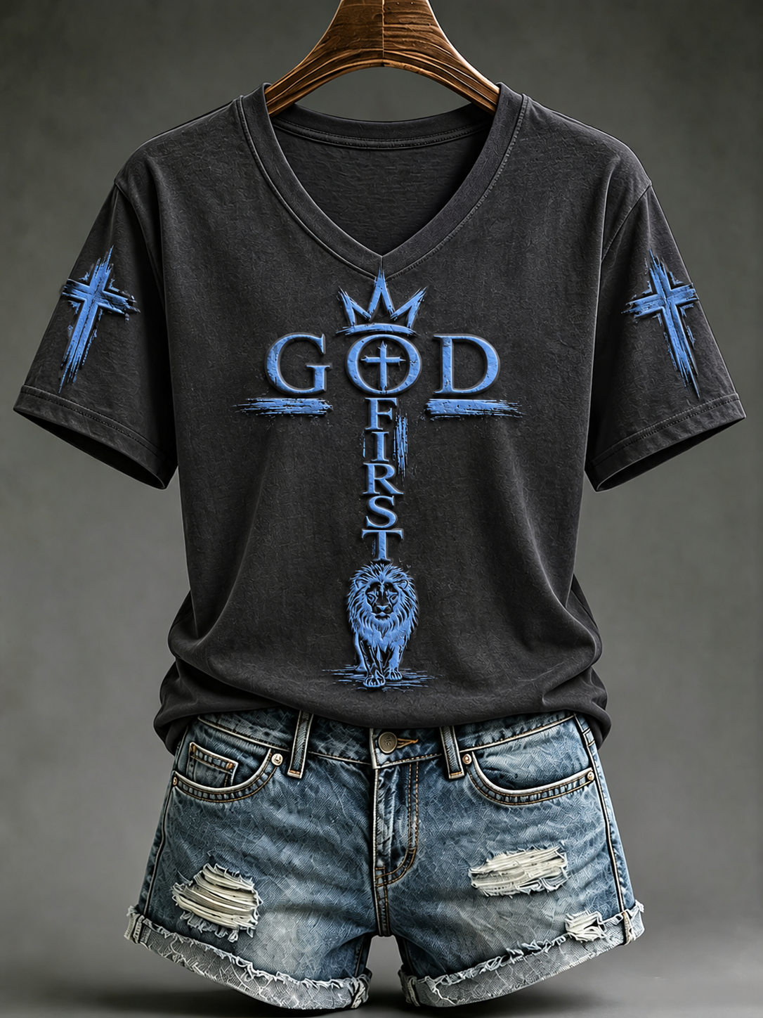 Women's God First Short-sleeved T-shirt
