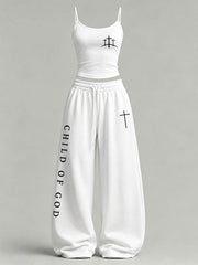 Women's 'Child of God' Printed Casual Set