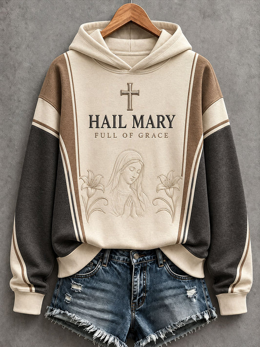 Women's Hail Mary Full Of Grace Hoodie