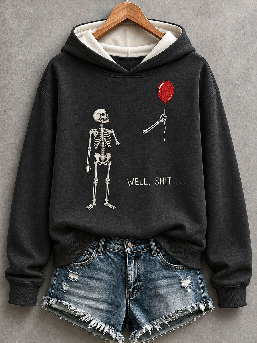 Women's Funny Skeleton Hoodie