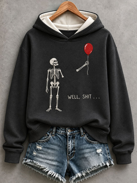 Women's Funny Skeleton Hoodie