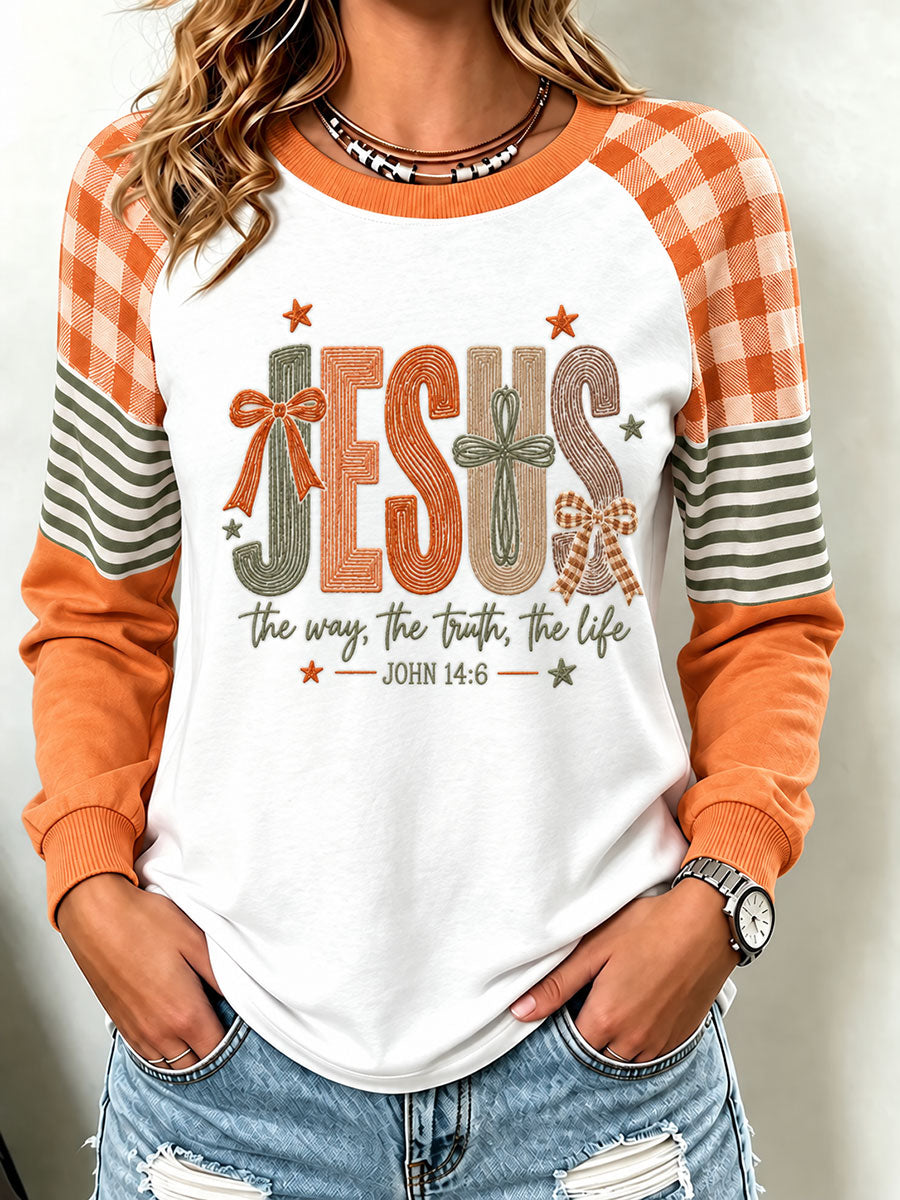 Women's 'The Way The Truth The Life' Printed Casual Sweatshirt