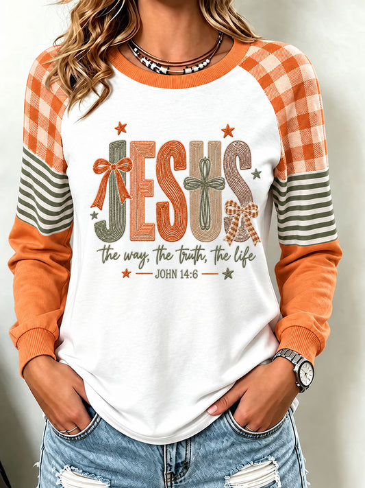 Women's 'The Way The Truth The Life' Printed Casual Sweatshirt
