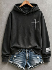 Women's Faith Cross Hoodie