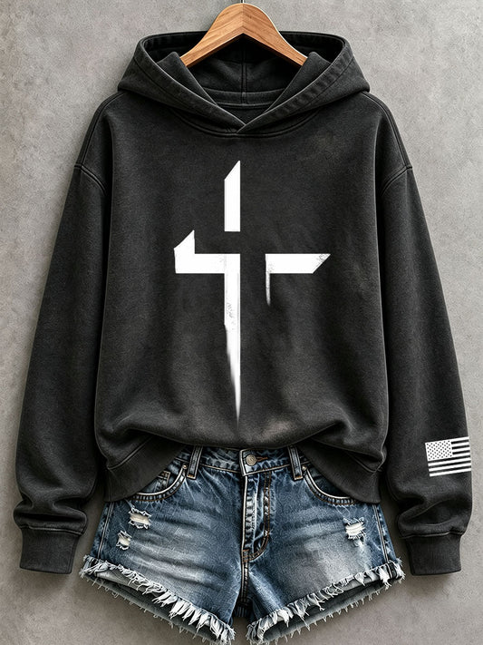 Women's Faith Cross Hoodie