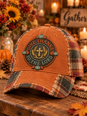 Unisex  Thanksgiving Give Thanks To The Lord Hat