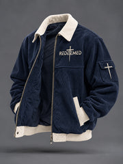 Men's Faith Print Casual Jacket