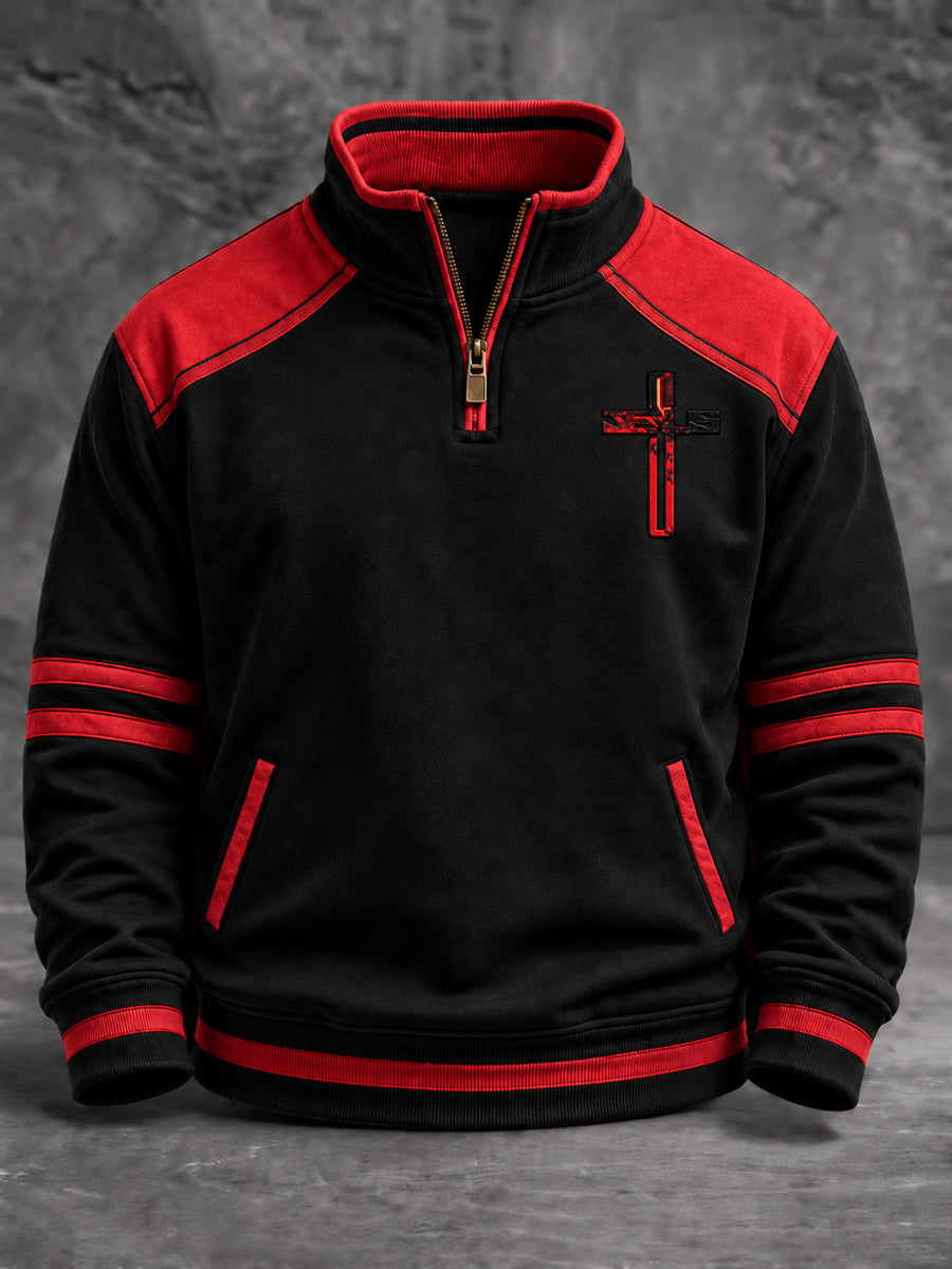Men's Faith Printed Casual Sweatshirt