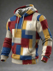 Men's Vintage Faith Hoodie With Pocket