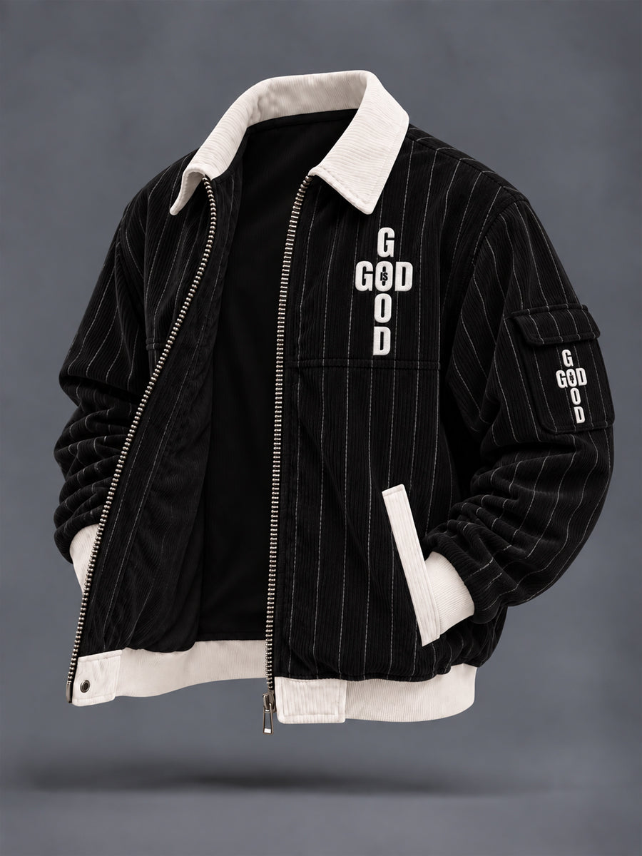 Men's Faith Printed Casual Jacket