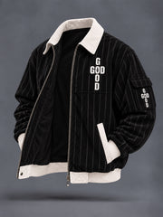 Men's Faith Printed Casual Jacket