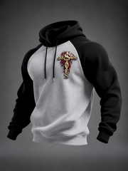 Men's Faith Velvet Raglan Hoodie