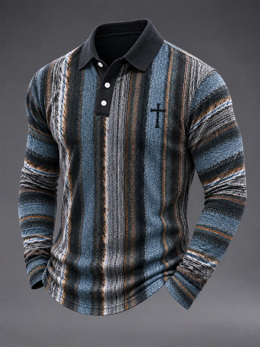 Men's Faith Print Casual Top