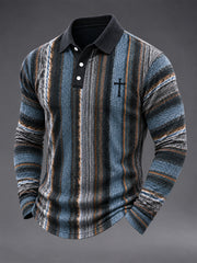 Men's Faith Print Casual Top