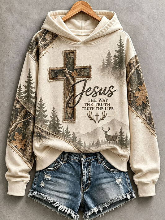 Women's Jesus The Way The Truth The Life  Hoodie