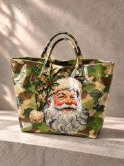 Women's Camouflage Santa Claus Handbag
