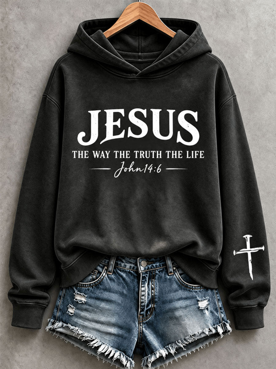 Women's Jesus The Way The Truth The Life Hoodie