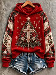 Women's Christmas Print Casual Hoodie