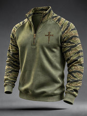 Men's Christian Art Cross Sweatshirt