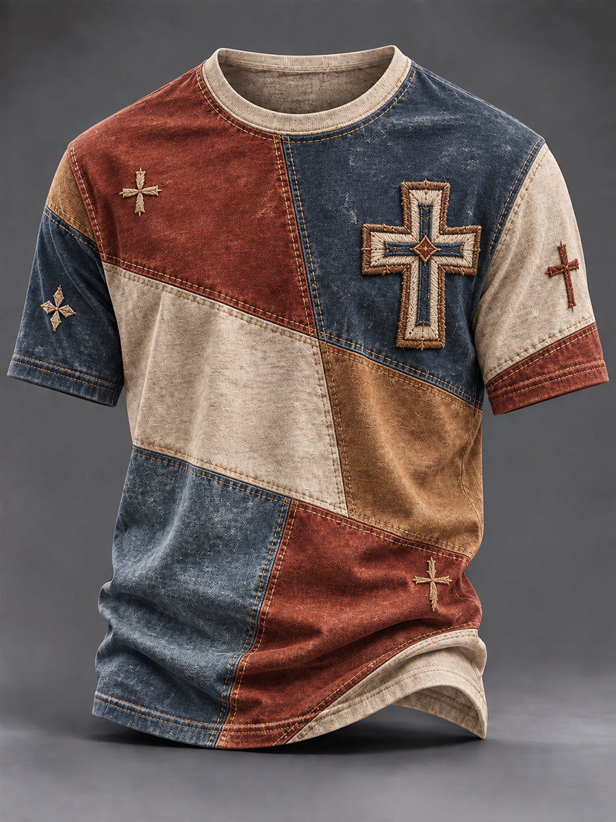 Men's Faith Art Print Short Sleeve T-shirt