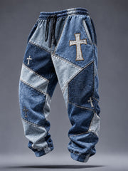 Men's Faith Art Print Casual Pants