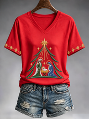 Women's Christmas Short-sleeved T-shirt