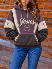 Women's Jesus Printed Hoodie