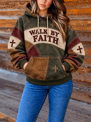 Women's Walk By Faith Printed Hoodie
