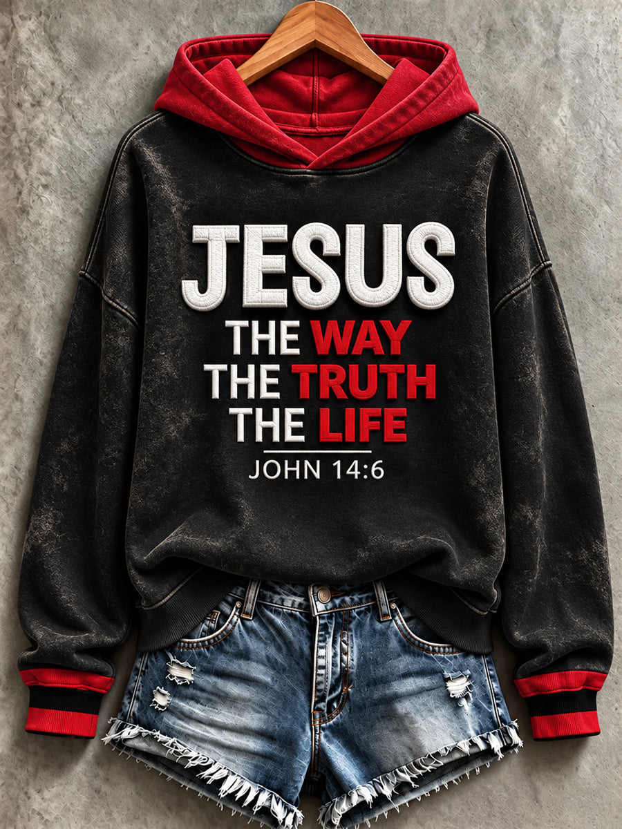 Women's Faith Print Casual Sweatshirt