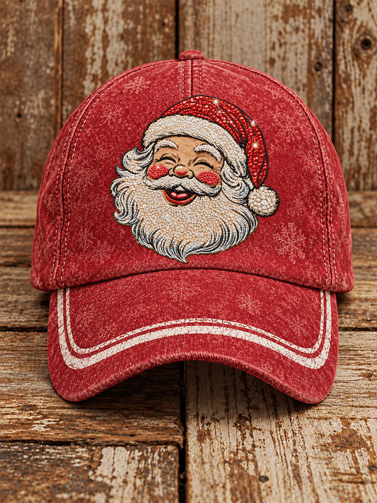 Vintage Santa Claus Print Unisex  Hat