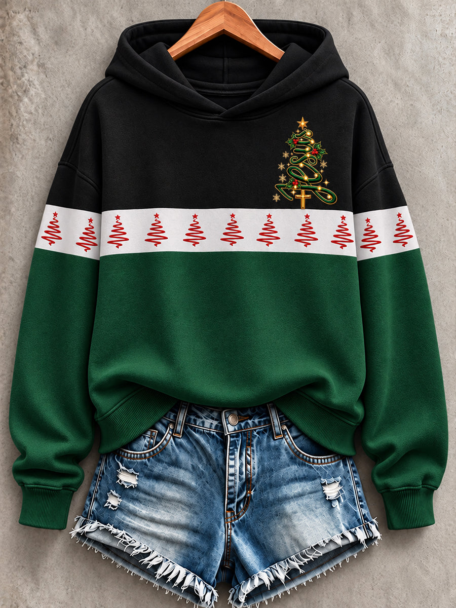 Women's Christmas Faith Print Sweatshirt