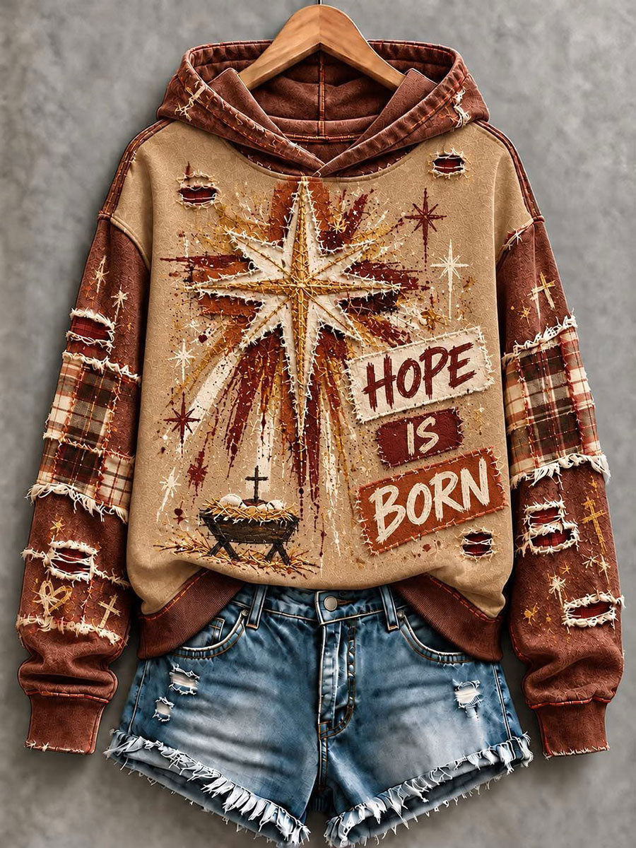 Women's Hope Is Born Print Hoodie