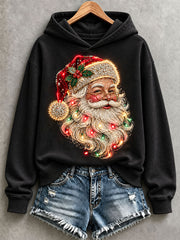 Women's Funny Santa Hoodie