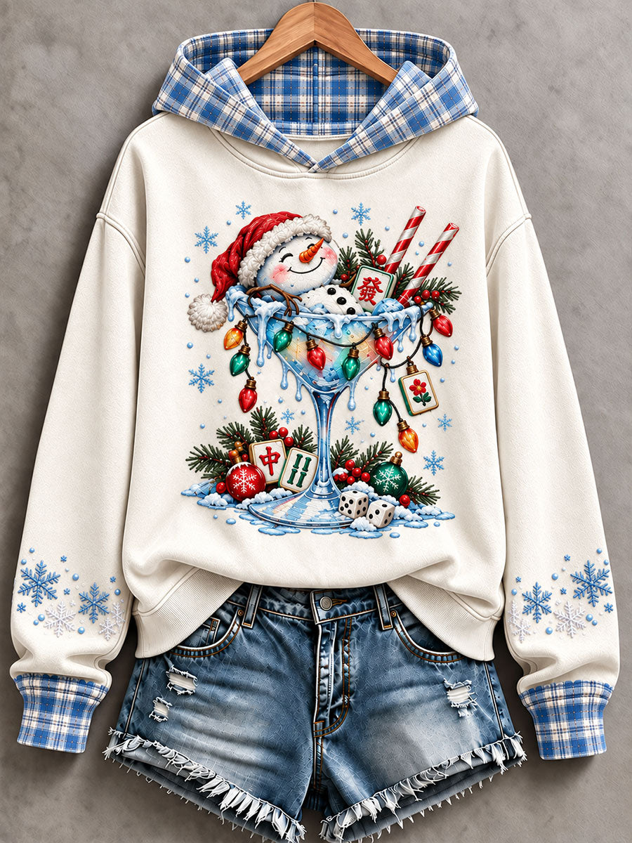 Women's Christmas Mahjong Casual Sweatshirt