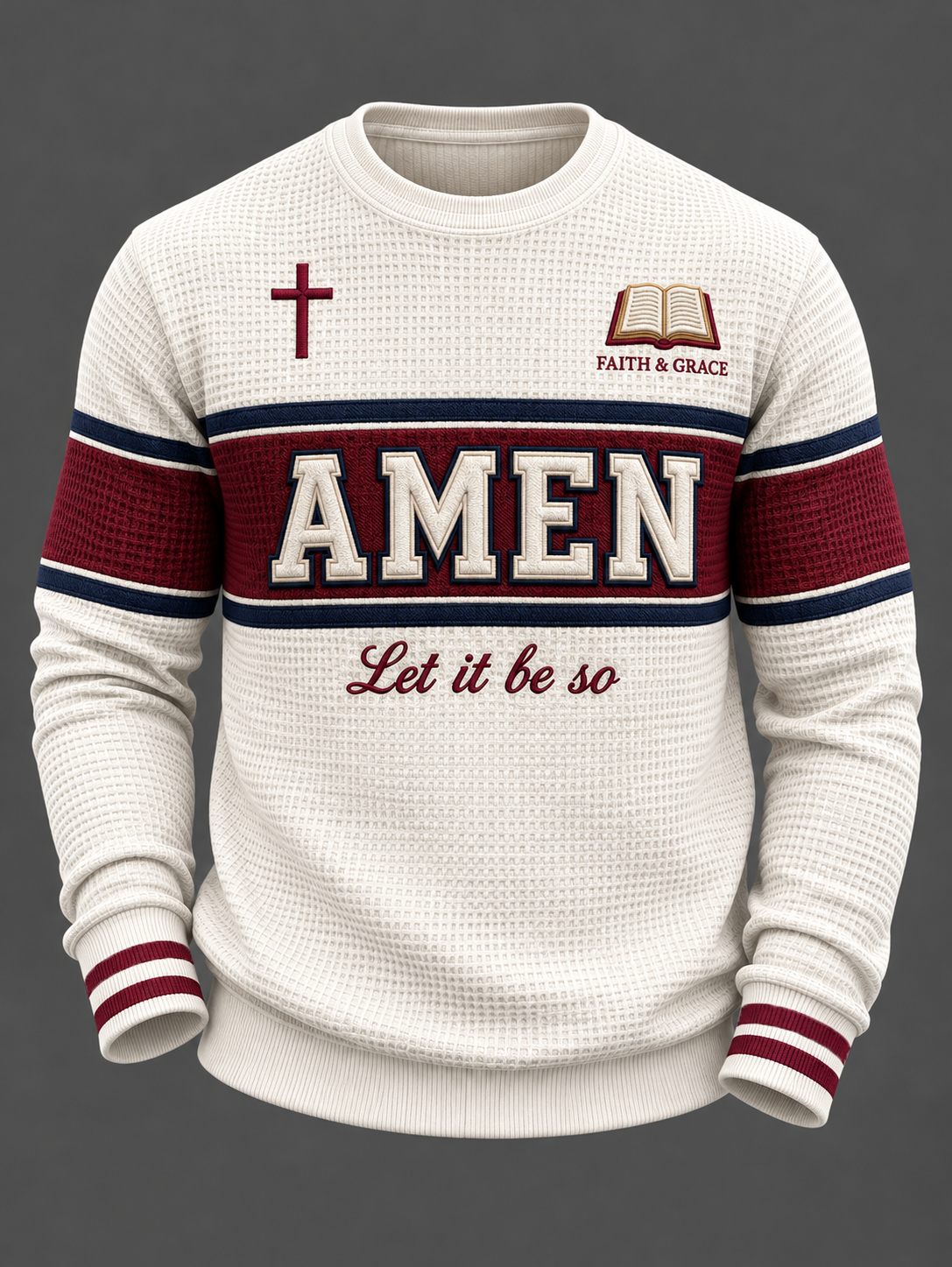 Men's Faith Waffle Sweatshirt