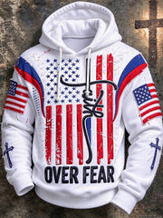 Men's faith over fear Hoodie