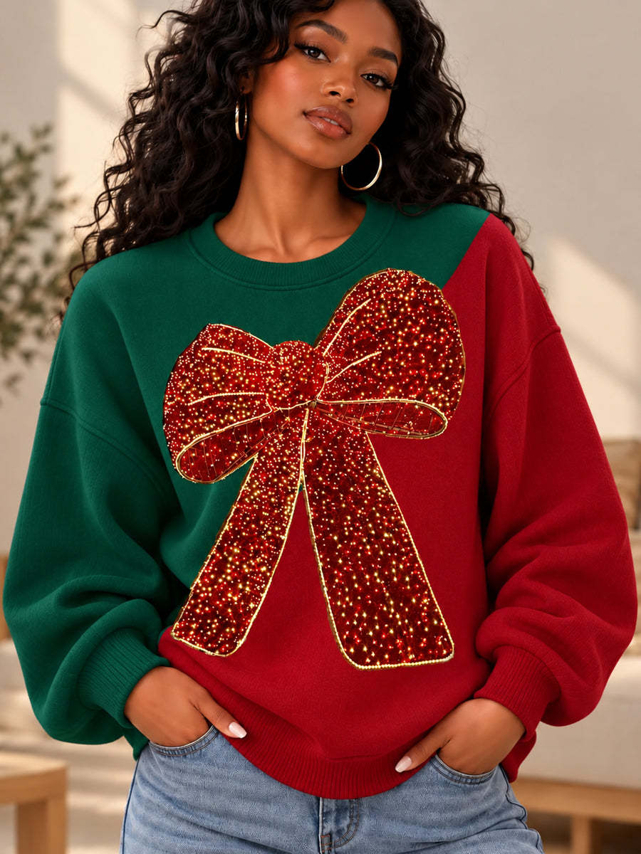 Women's Christmas Print Sweatshirt