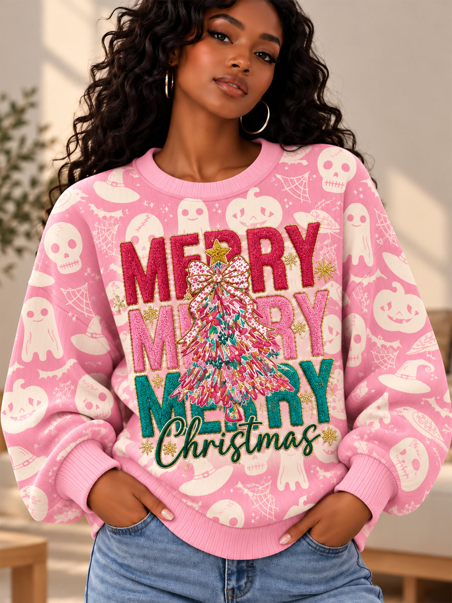 Women's Christmas Print Sweatshirt