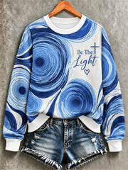 Women's Faith Print Casual Sweatshirt